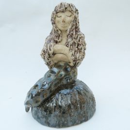 mermaid, ceramic people, handmade studio ceramics