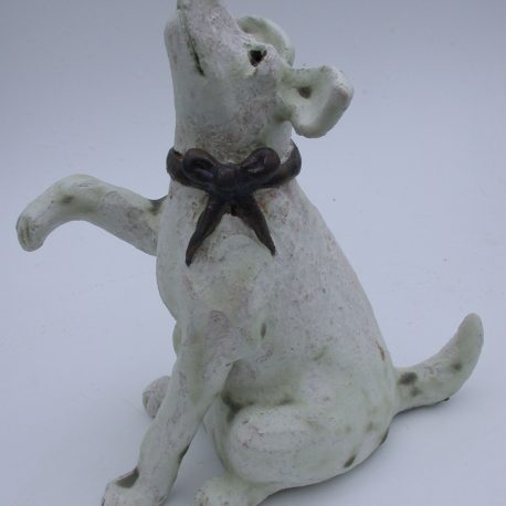 ceramic, dog, handmade, studio ceramics, pottery, dog ornament, jane adams ceramics