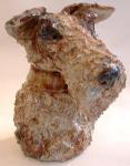rogues gallery, pottery, dog, ceramic, fox terrier
