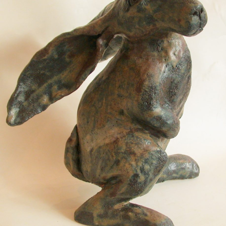 MOONGAZER HARE PLANTER MEDIUM JANE ADAMS CERAMICS