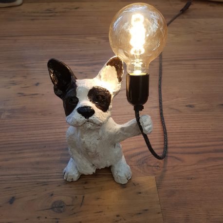 french bulldog, frenchie, dog, lampbase, animal lampbase, dog lamp, cerramic lamp, vintage lamps, vintage bulbs,